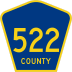 County Route 522 marker