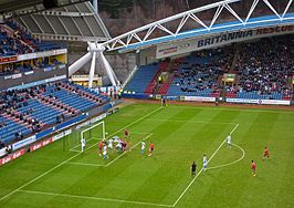 Galpharm (John Smith) Stadium, Huddersfield in actie.