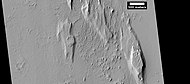 Yardangs of various sizes, as seen by HiRISE under HiWish program.