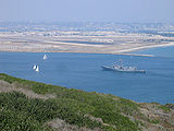 USS Thach entering San Diego Bay, 2004