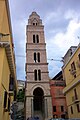 El campanario de la Catedral de San Erasmo en Gaeta