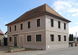 Town hall, Niederhergheim from west