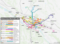 Plan du réseau entre le 04/07/2022 et le 09/07/2023