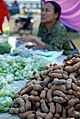 Tamarind sold at a small rural market near the village of Mae On, Chiang Mai province