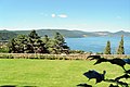 Bracciano, Italien: Braccianosee mit Blick auf die Sabatiner Berge