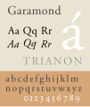 Garamond.