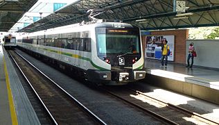 Metro de Medellín, en Colombia.