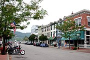 Main Street ends at the Ohio River in Ripley, Ohio.