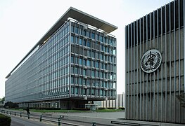 World Health Organisation building, Geneva.