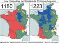 Conquêtes territoriales de Philippe Auguste