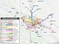 Plan du réseau entre le 10/07/2023 et le 07/01/2024