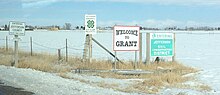 Entering Jefferson County in Grant, Idaho.