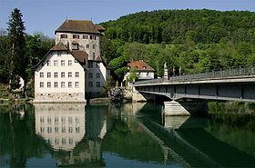 Frontière à Hohentengen am Hochrhein - Kaiserstuhl.