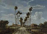 Meindert Hobbema, The Avenue at Middelharnis, 1689