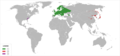 Convallaria majalis range map