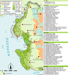 Geschichte des Deichbaus in Dithmarschen (von Begw)