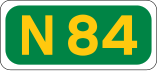 N84 road shield}}