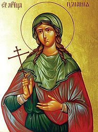 St. Juliana of Nicomedia.