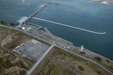 The dam as viewed from the Canadian side