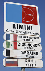 Thumbnail for List of twin towns and sister cities in Italy