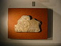 Mayan gravestone from Jonutla, Tabasco on display at the museum