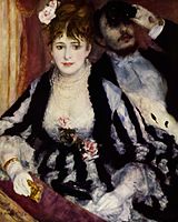 Pierre-Auguste Renoir, El palco, 1874.