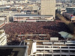 Les « marches républicaines » du 11 janvier à Rennes.