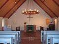 Interior of St. Olaf's Chapel in the Pellinki Island