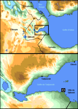 Carte du Golfe de Tadjourah