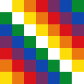 Qulla Suyu (Inca rainbow flag).