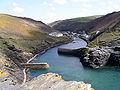 Boscastle harbour and landscape