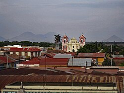 A view of the city towards the Church of the Calvary