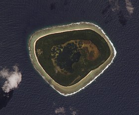 Photo satellite de l'île