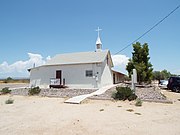 Early Nadaburg church, now the "Assembly of God", built c. 1930, and located at 32858 Center Street.