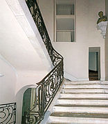 Hôtel Arquata, rampe de l'escalier attribuée à Joseph Bosc.