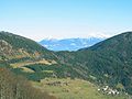 View to the North-East: in the background are Storžič, Jezerska Kočna and Grintovec. Below is Gorenje Žetina.