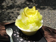 kakigori au citron