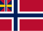 Flag of Norway 1844-1898.