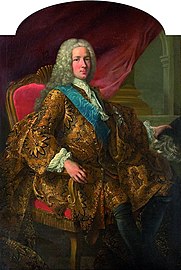 Jean-Frédéric Phélypeaux de Maurepas s šerpou Řádu Ducha svatého, cca 1732–1735, soukromá sbírka