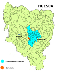 Barbuñales: situs