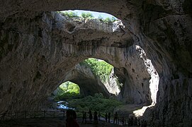 Devetashka cave near the banks of the Osam