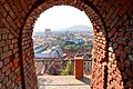 View of Graz from passageway on Schlossberg