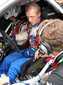 Hirvonen under Rally Australia 2006