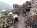 Structures in the urban sector of the Inca complex at Pisac