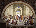 The school of Athens by Raffaello Sanzio