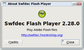 Swfdec flash player.