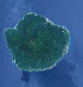 Image satellite Landsat (25 mai 2002) de Yakushima.