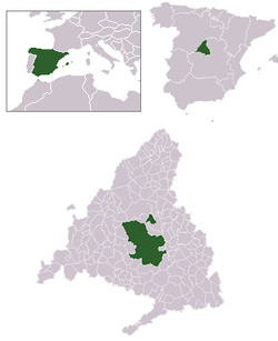 Location of Мадрид