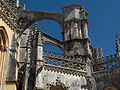 Flying buttresses, abutments and Renaissance balcony