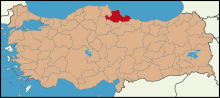 Latrans-Turkey location Samsun.svg